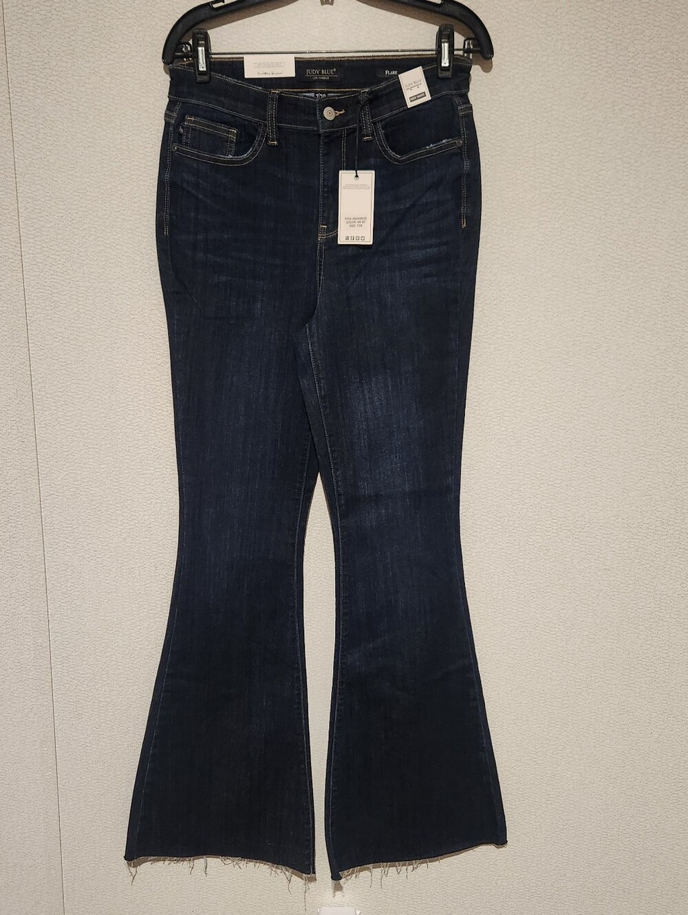 Judy Blue High Waist Dark Wash Flare Jeans Womens Size 7/28 New